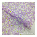 Tissu de cire africain tissu 6 yards Tissu à imprimé personnalisé tissu imprimé floral violet